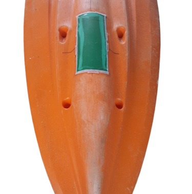 Cracked kayak hull repaired with plastic welding in Cape Town