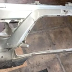 Before Bumper repair before the plastic welding.