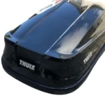 After Spray Thule roof box after plastic welding repair