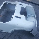 Before Golf Cart damaged plastic welding repair